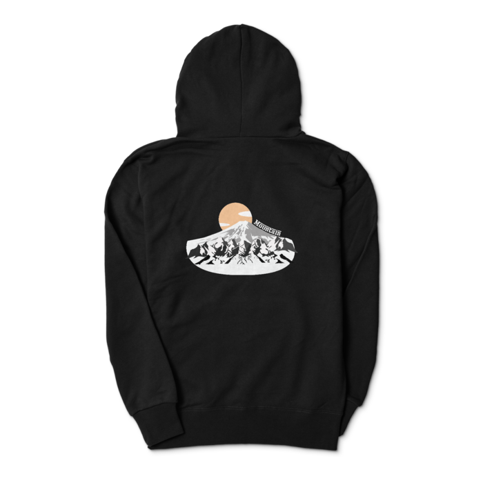 ジップパーカー - S - ブラック