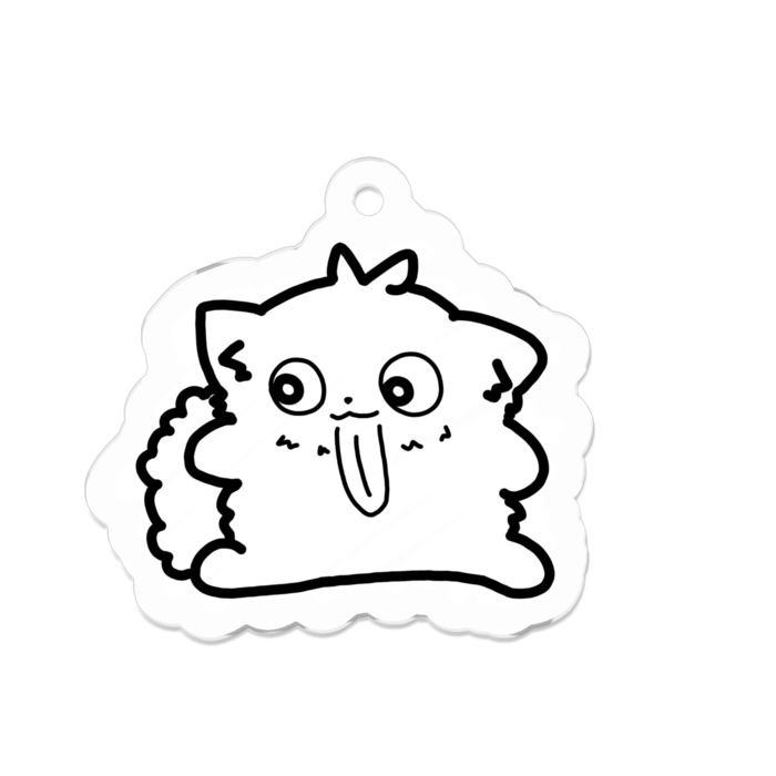 アクリルキーホルダー - 50 x 50 (mm)