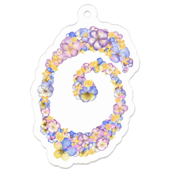 O　アクリルキーホルダー - 50 x 50 (mm)(14)