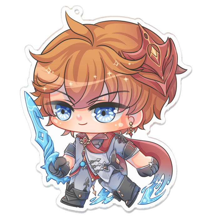 アクリルキーホルダー - 100 x 100 (mm)