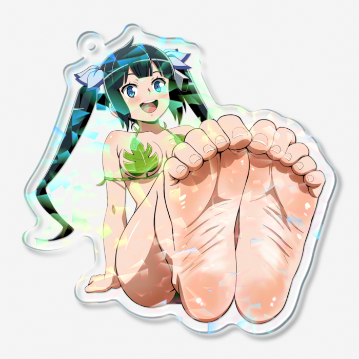 ホログラムアクリルキーホルダー - 70 × 70mm