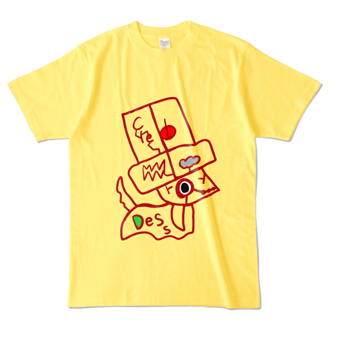 カラーTシャツ - L - イエロー (濃色)