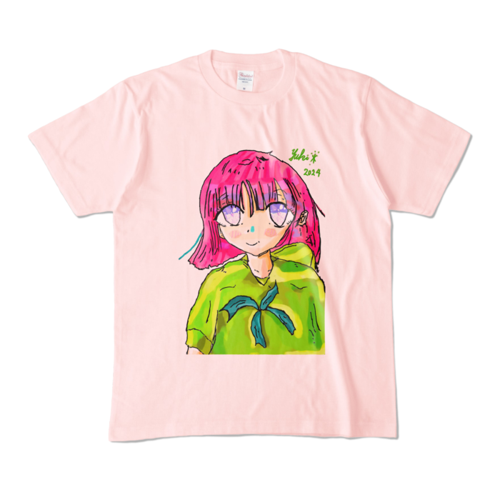 カラーTシャツ - M - ライトピンク (淡色)