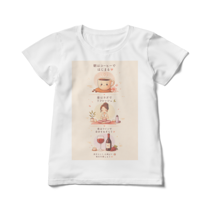 レディースTシャツ - L - 白