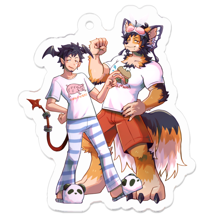 アクリルキーホルダー - 50 x 50 (mm)