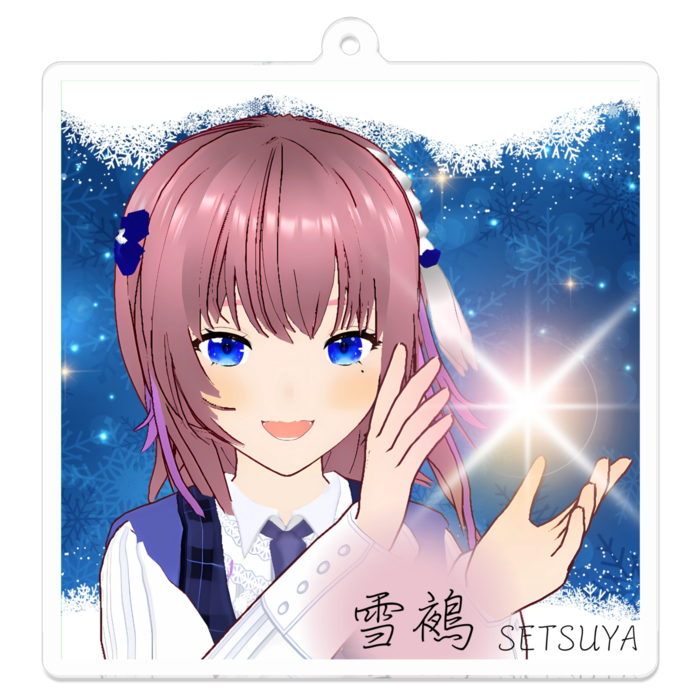 アクリルキーホルダー - 70 x 70 (mm)