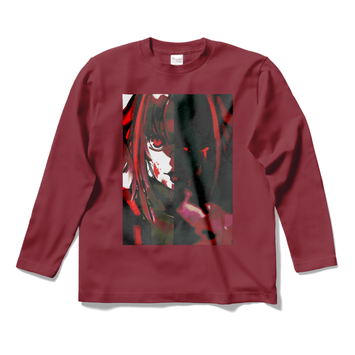 ロングスリーブTシャツ - S - バーガンディ