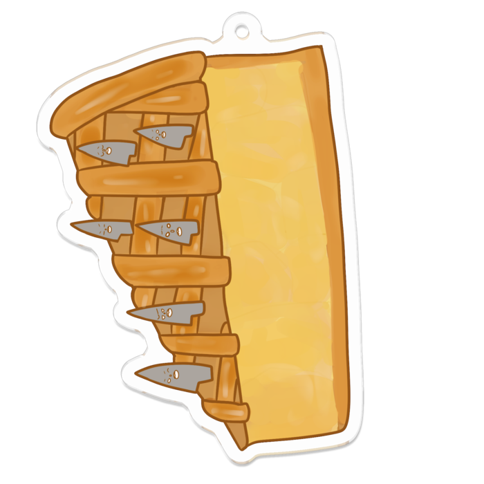 アクリルキーホルダー - 70 x 70 (mm)