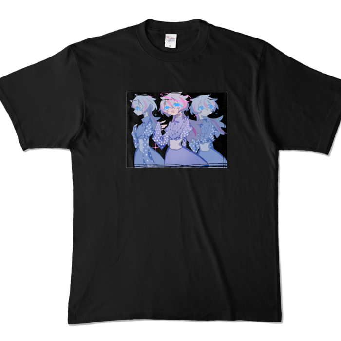 カラーTシャツ - XL - ブラック (濃色)