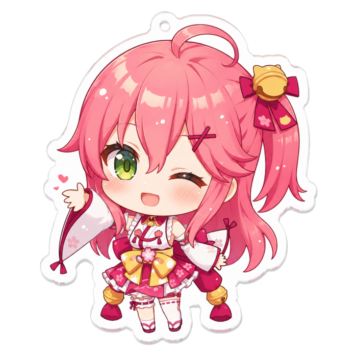 アクリルキーホルダー - 70 x 70 (mm)
