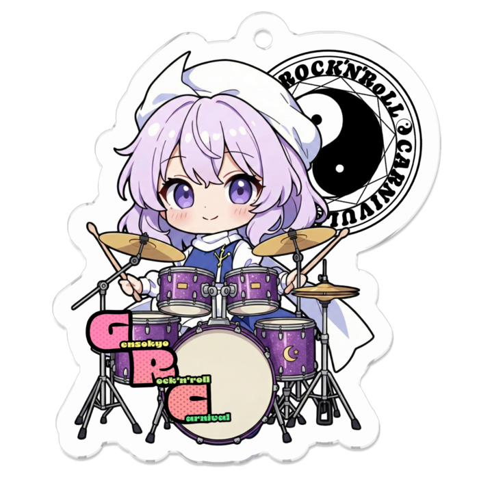 アクリルキーホルダー - 50 x 50 (mm)