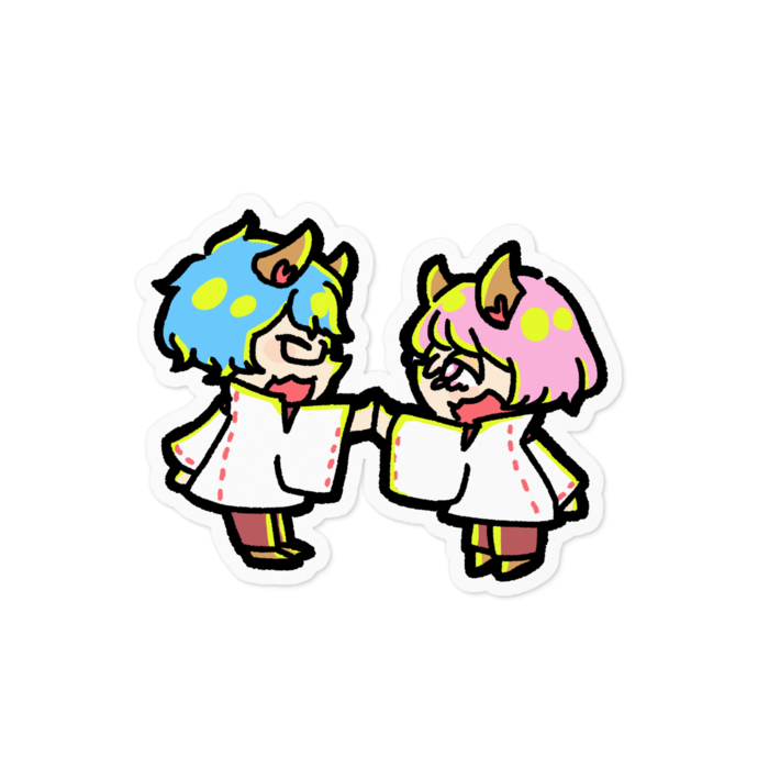 ステッカー - 100 x 100 (mm)