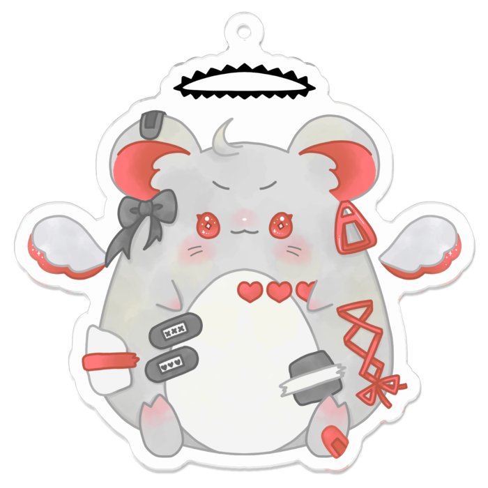 アクリルキーホルダー - 70 x 70 (mm)