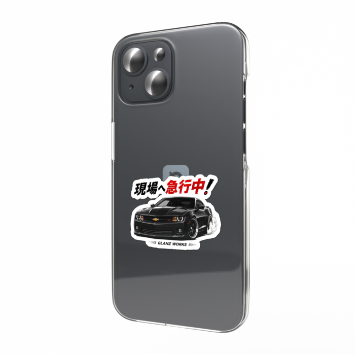 シボレー　カマロ　スマホステッカー - W55 × H91mm 以内