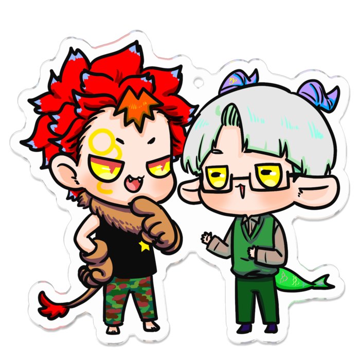 アクリルキーホルダー - 70 x 70 (mm)