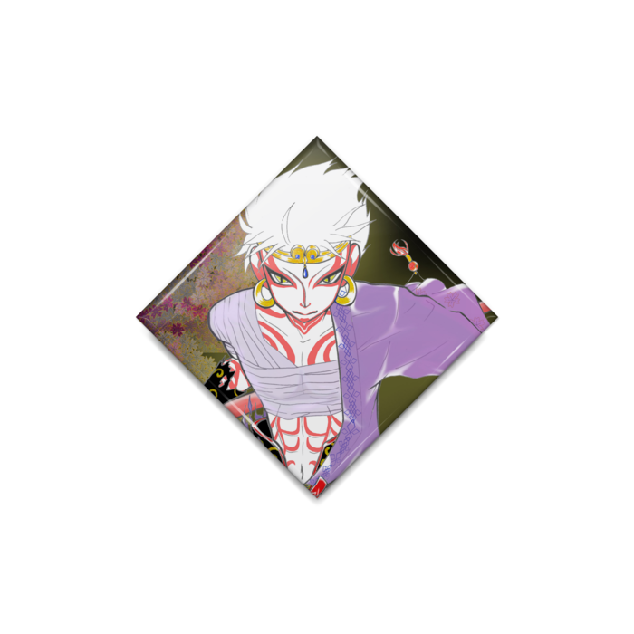 干支 猿 西遊記 悟空 カンバッチ レインボー ストーン Booth