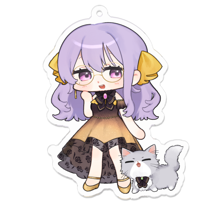 アクリルキーホルダー - 70 x 70 (mm)