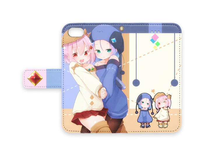 手帳型iPhoneケース - iPhone 8 / 7 - ストラップ穴 あり