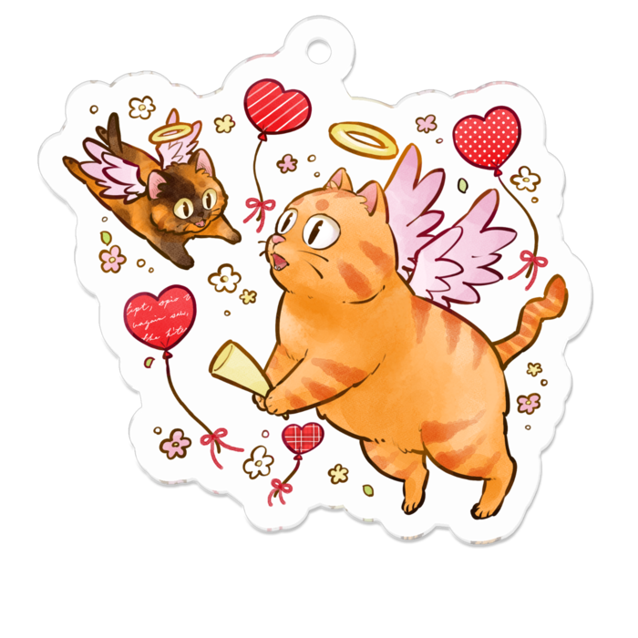 アクリルキーホルダー - 50 x 50 (mm)