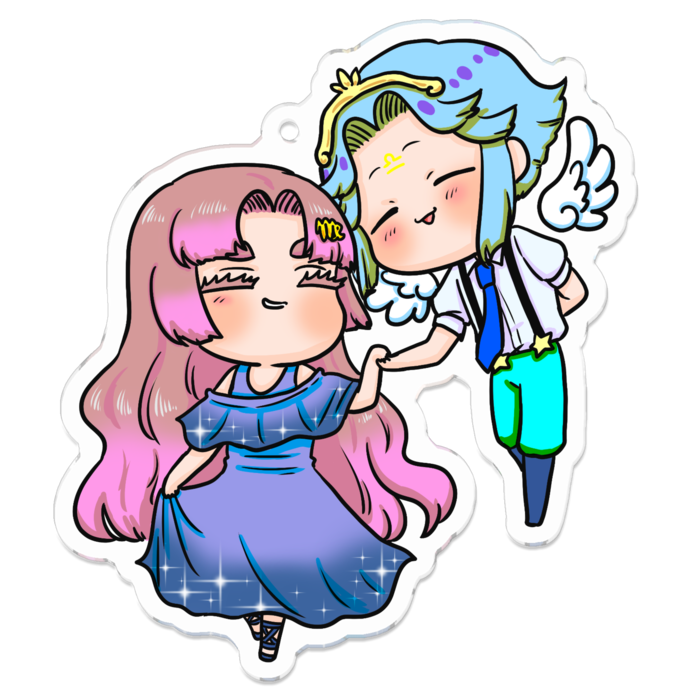 アクリルキーホルダー - 70 x 70 (mm)