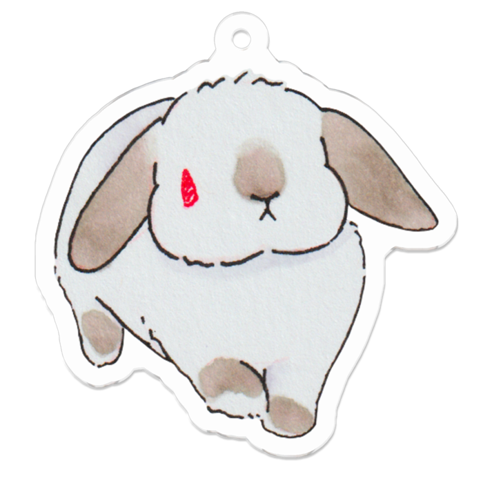 アクリルキーホルダー - 50 x 50 (mm)