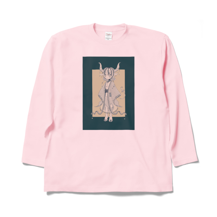 ロングスリーブTシャツ - XL - ライトピンク