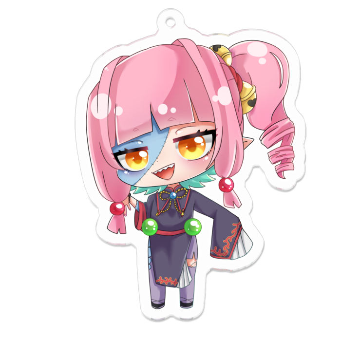 アクリルキーホルダー（コーティング） - 70 x 70 (mm)