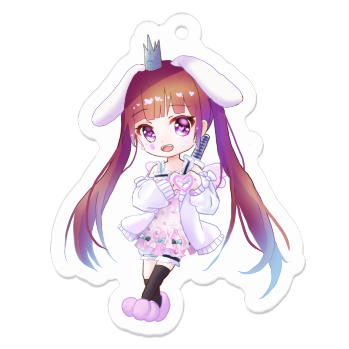 アクリルキーホルダー - 50 x 50 (mm)