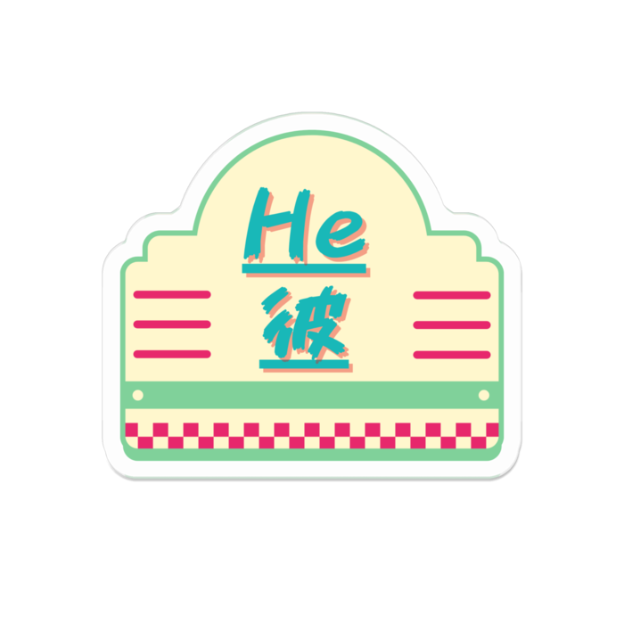 アクリルバッジ - 50 x 50 (mm)