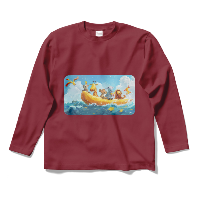 ロングスリーブTシャツ - S - バーガンディ