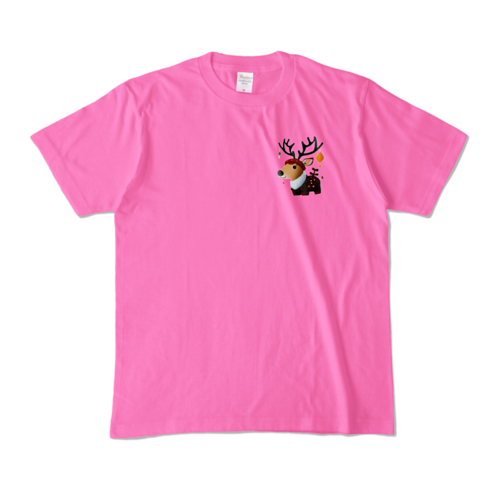 カラーTシャツ - M - ピンク (濃色)