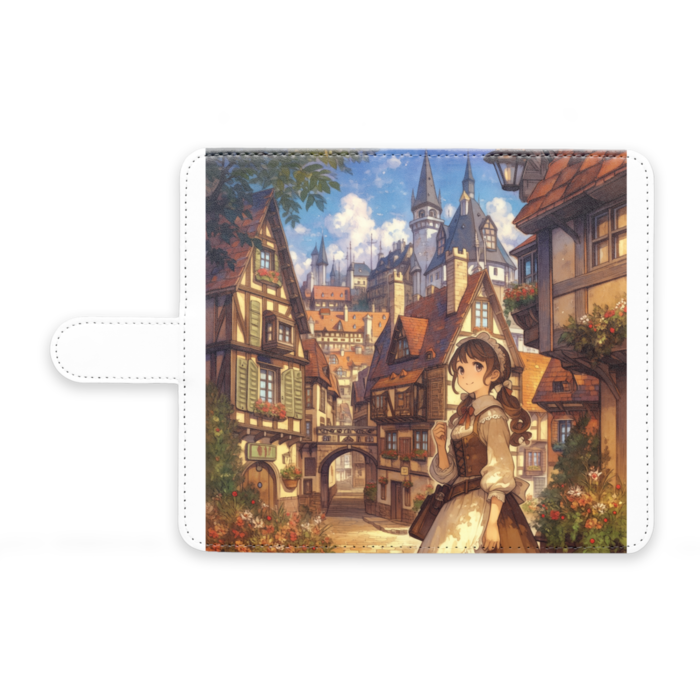 手帳型Androidケース - M - ストラップ穴 なし