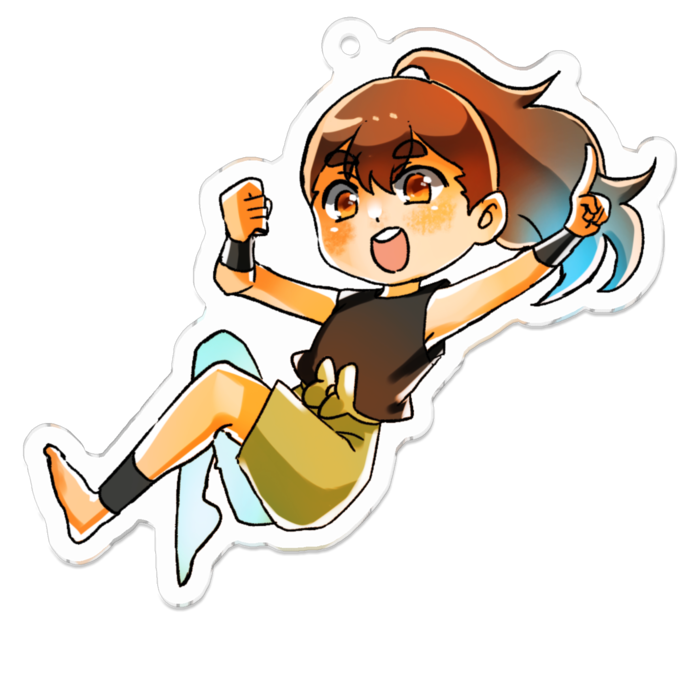 アクリルキーホルダー - 70 x 70 (mm)