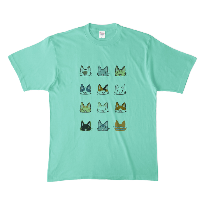 カラーTシャツ(淡色) - XL - アイスグリーン