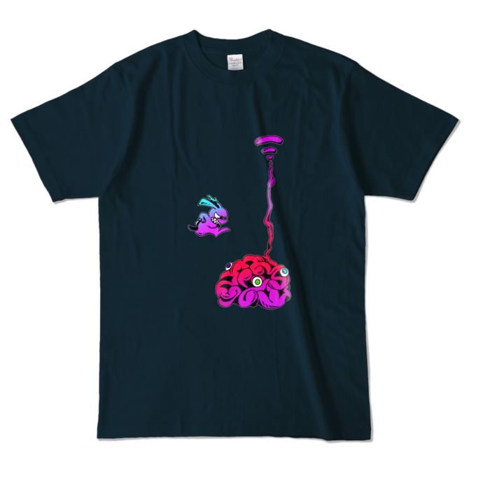 カラーTシャツ - L - ネイビー (濃色)
