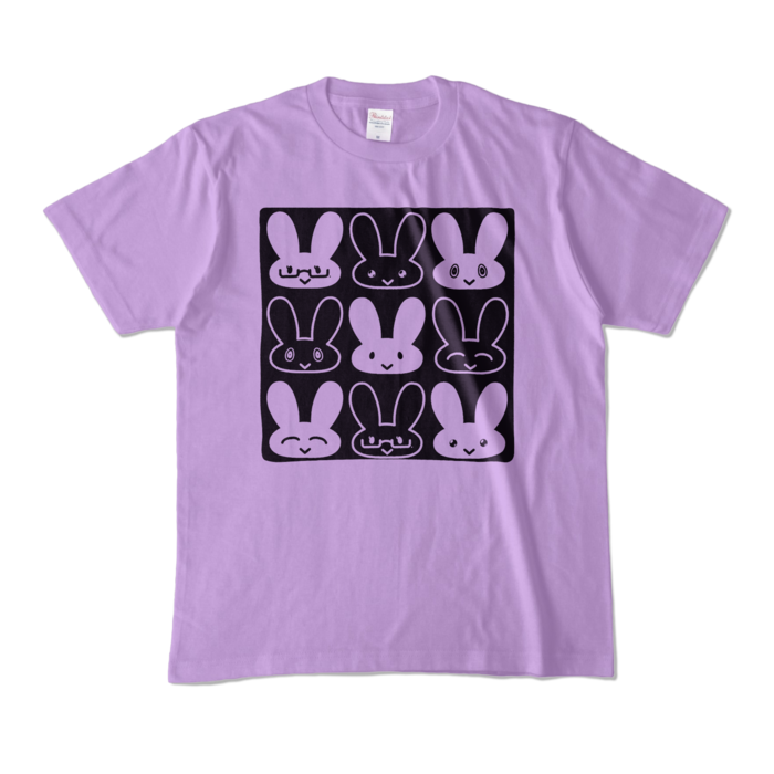 カラーTシャツ - M - ライトパープル (淡色)