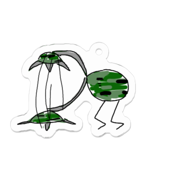 アクリルキーホルダー - 50 x 50 (mm)