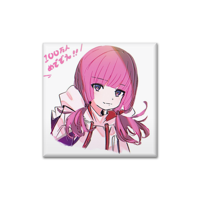 缶バッジ - 四角形40mm