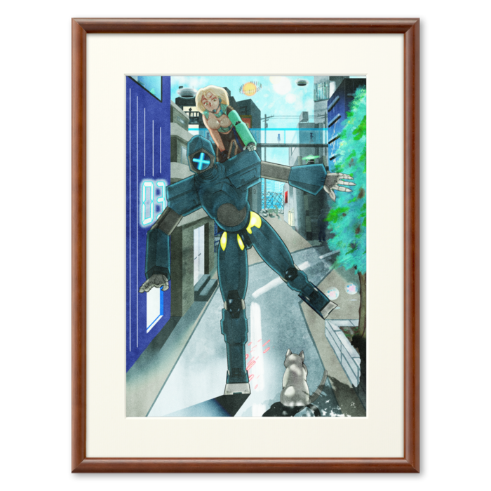 複製画(プリモアート) - A2 - 額縁・ブラウン