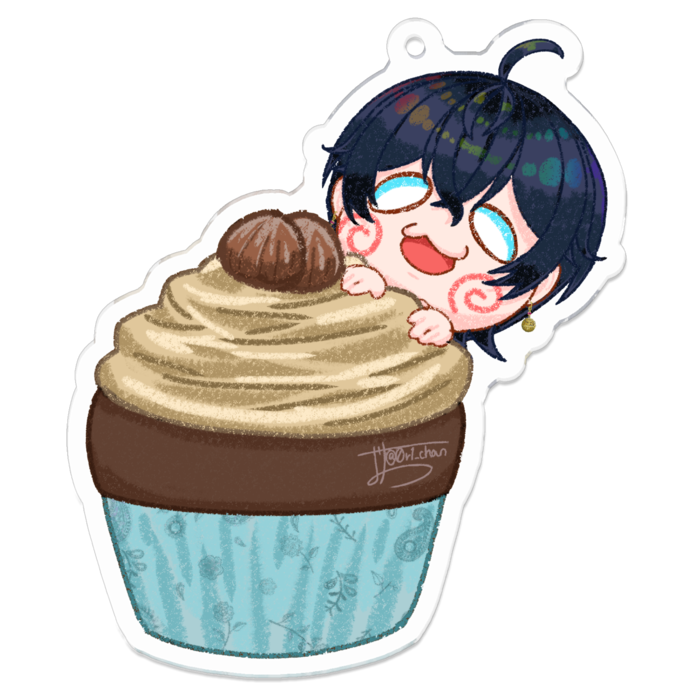 アクリルキーホルダー - 70 x 70 (mm)