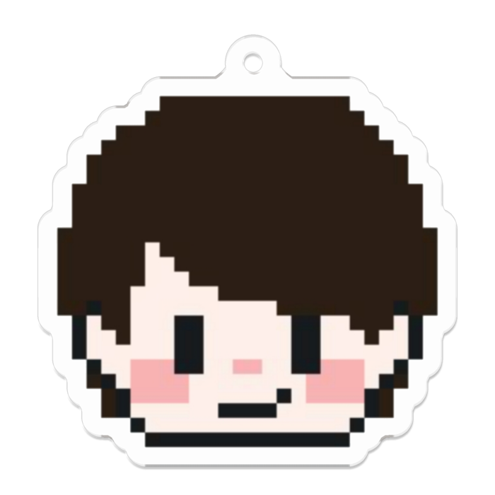 アクリルtelキーホルダー - 50 x 50 (mm)(2)