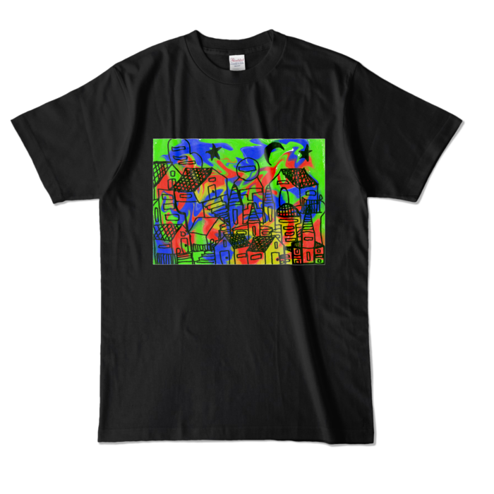 カラーTシャツ - L - ブラック (濃色)