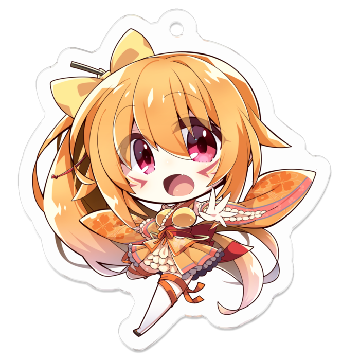 アクリルキーホルダー - 50 x 50 (mm)