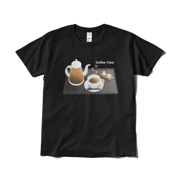 Tシャツ短納期　黒色　L