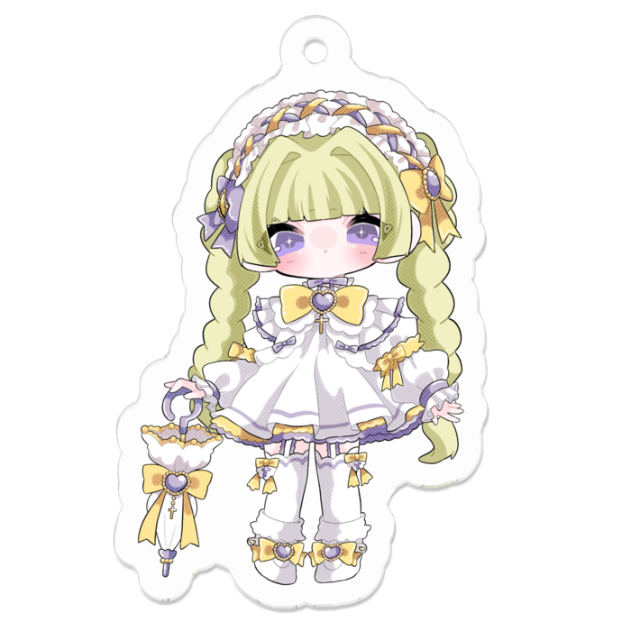 アクリルキーホルダー - 50 x 50 (mm)