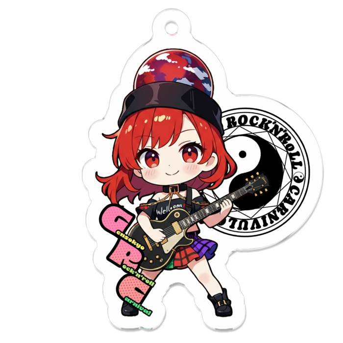 アクリルキーホルダー - 50 x 50 (mm)