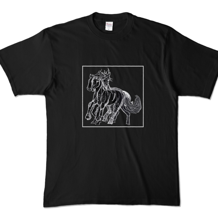 カラーTシャツ - XL - ブラック (濃色)