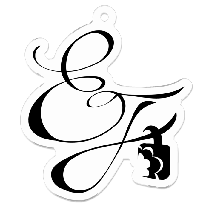 アクリルキーホルダー - 50 x 50 (mm)