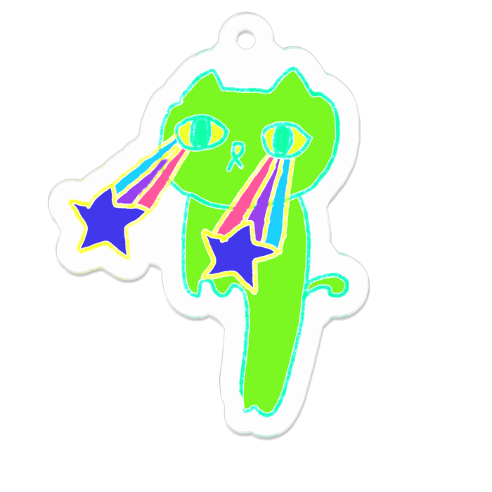 アクリルキーホルダー - 50 x 50 (mm)