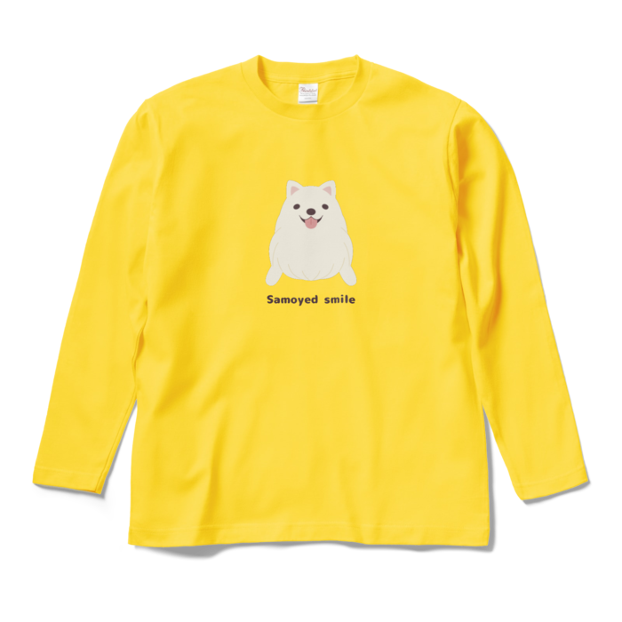 ロングスリーブTシャツ　黄　M